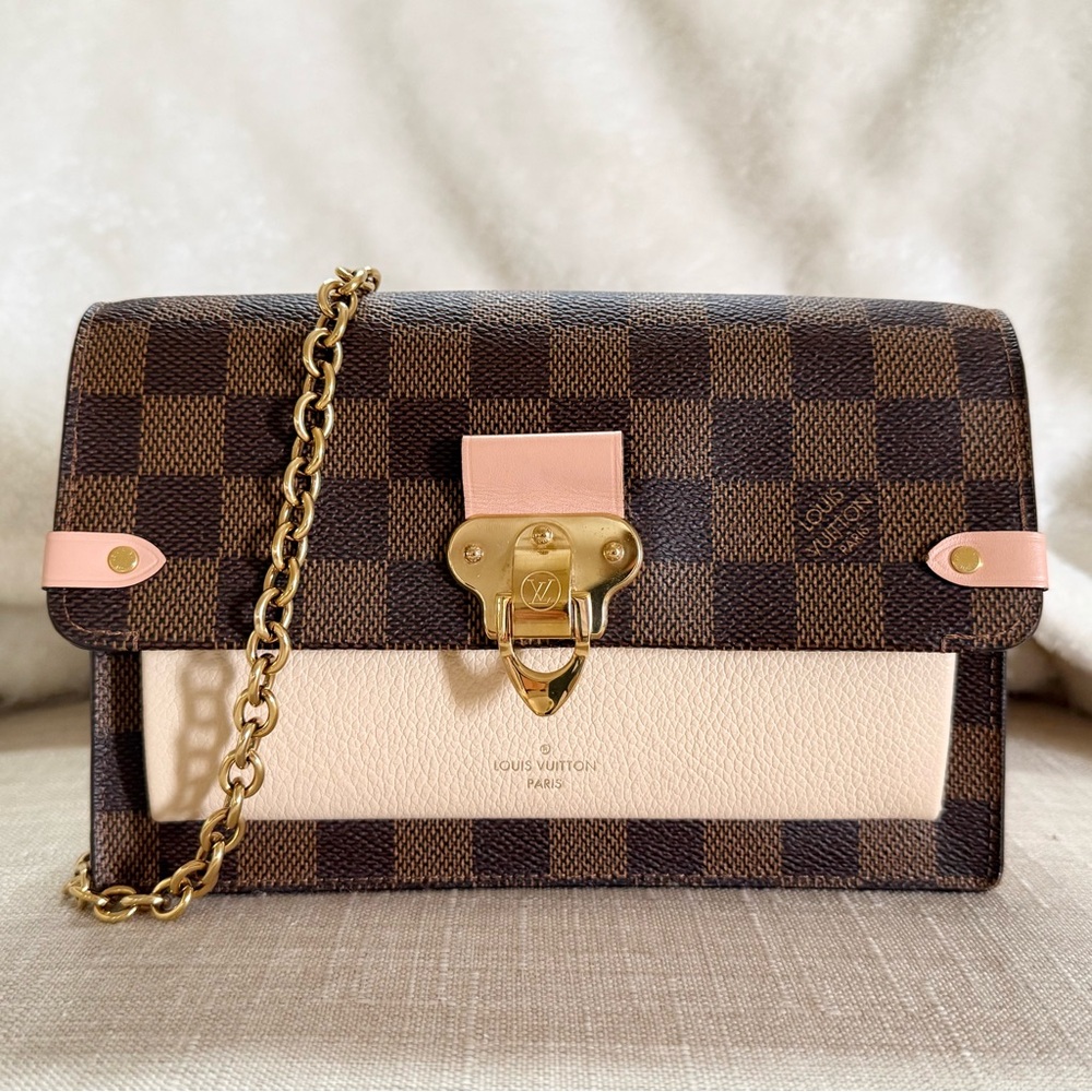 Louis Vuitton Damier Ebene Vavin Wallet on Chain